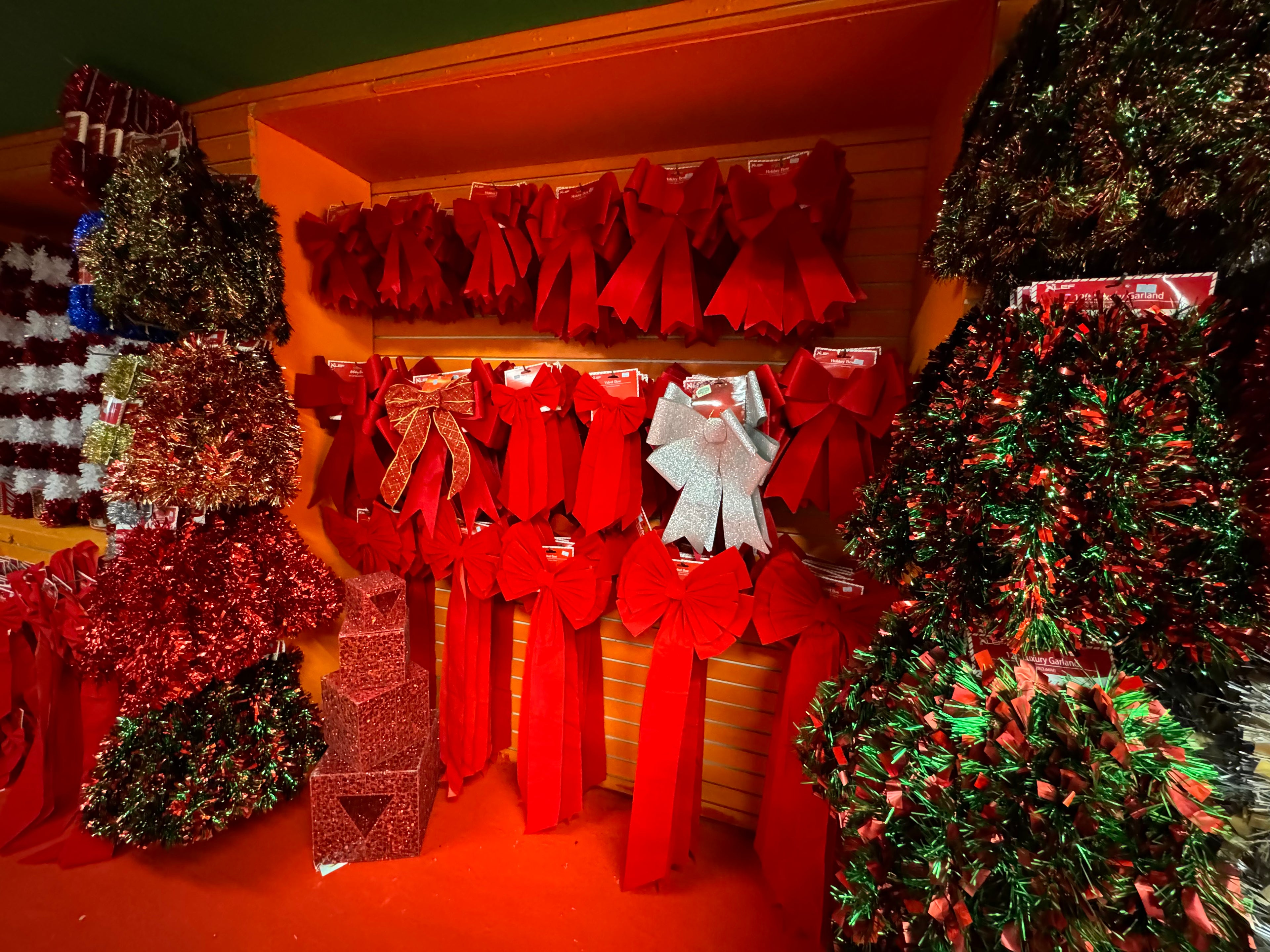 Christmas store display