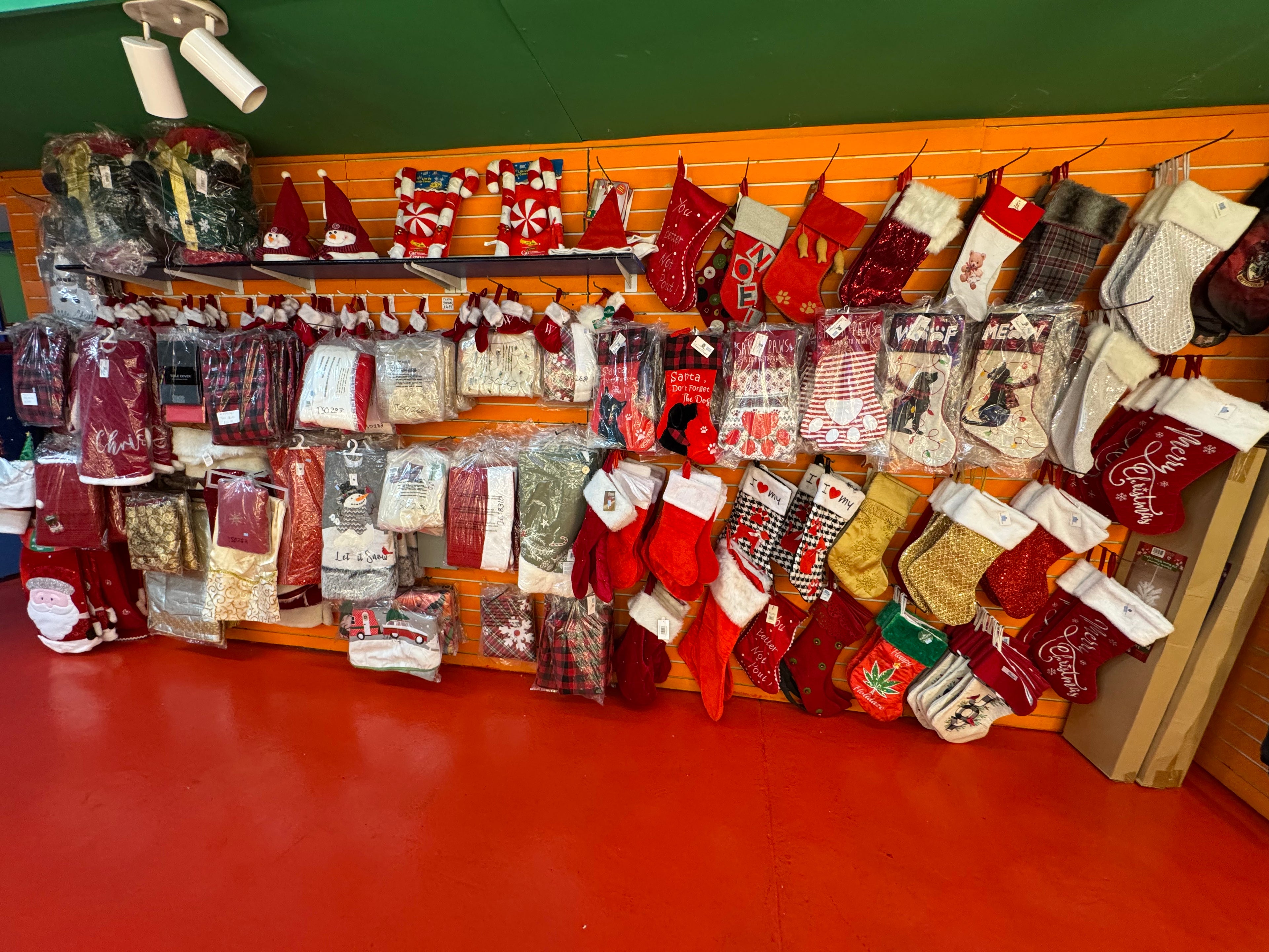 Christmas store display