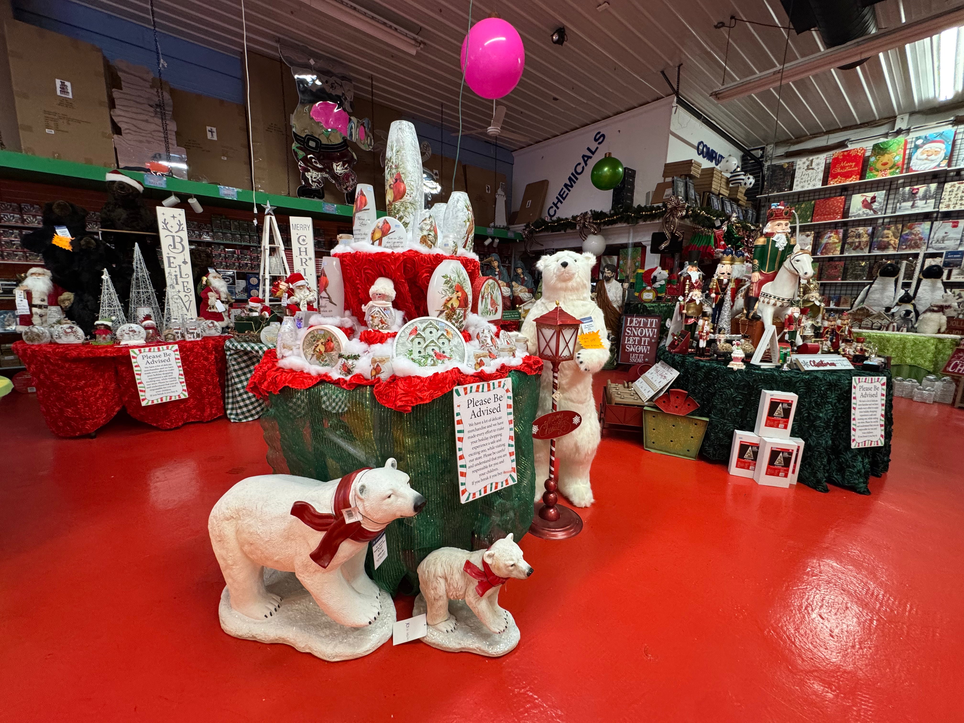 Christmas store display