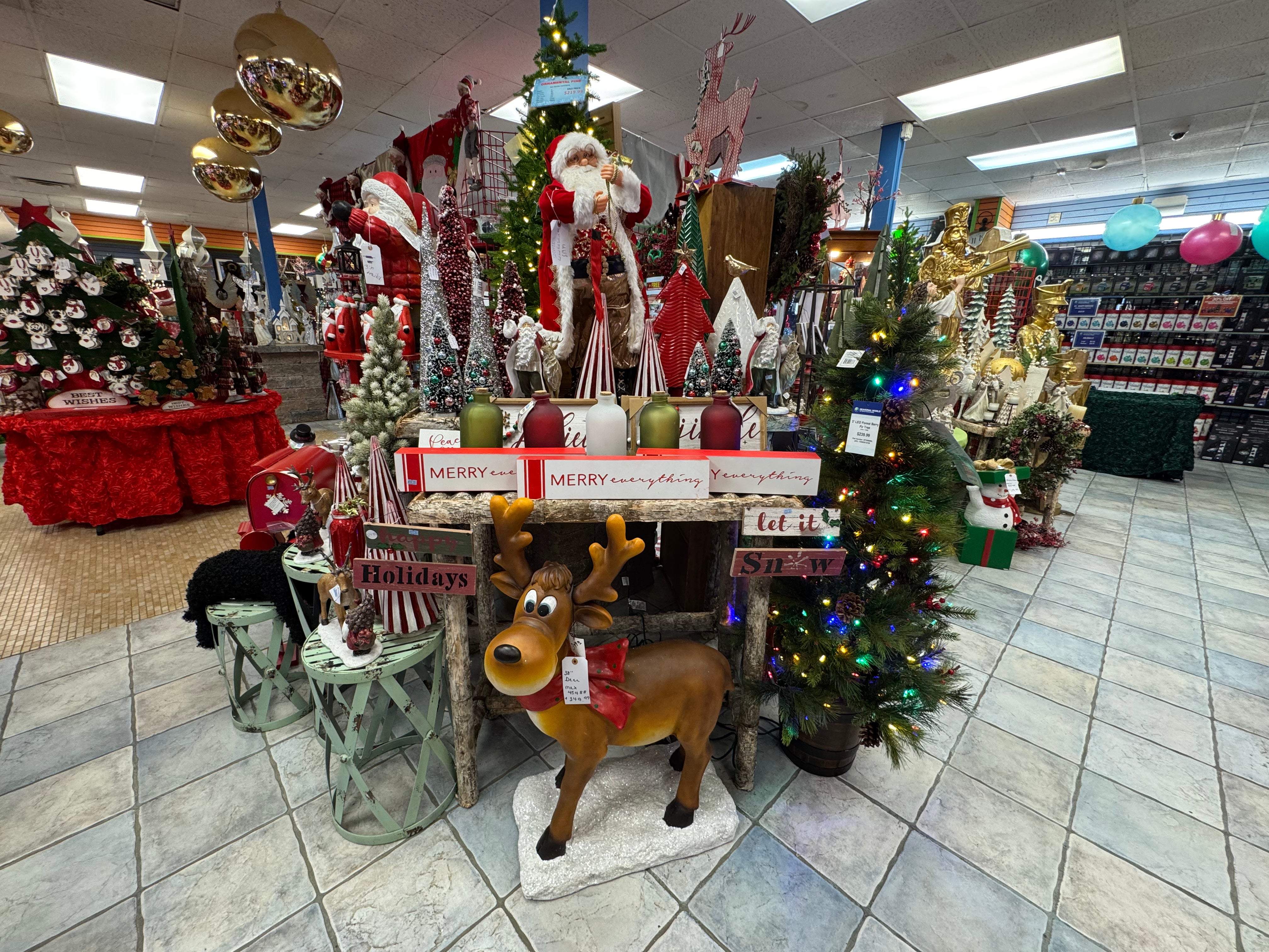 Christmas store display