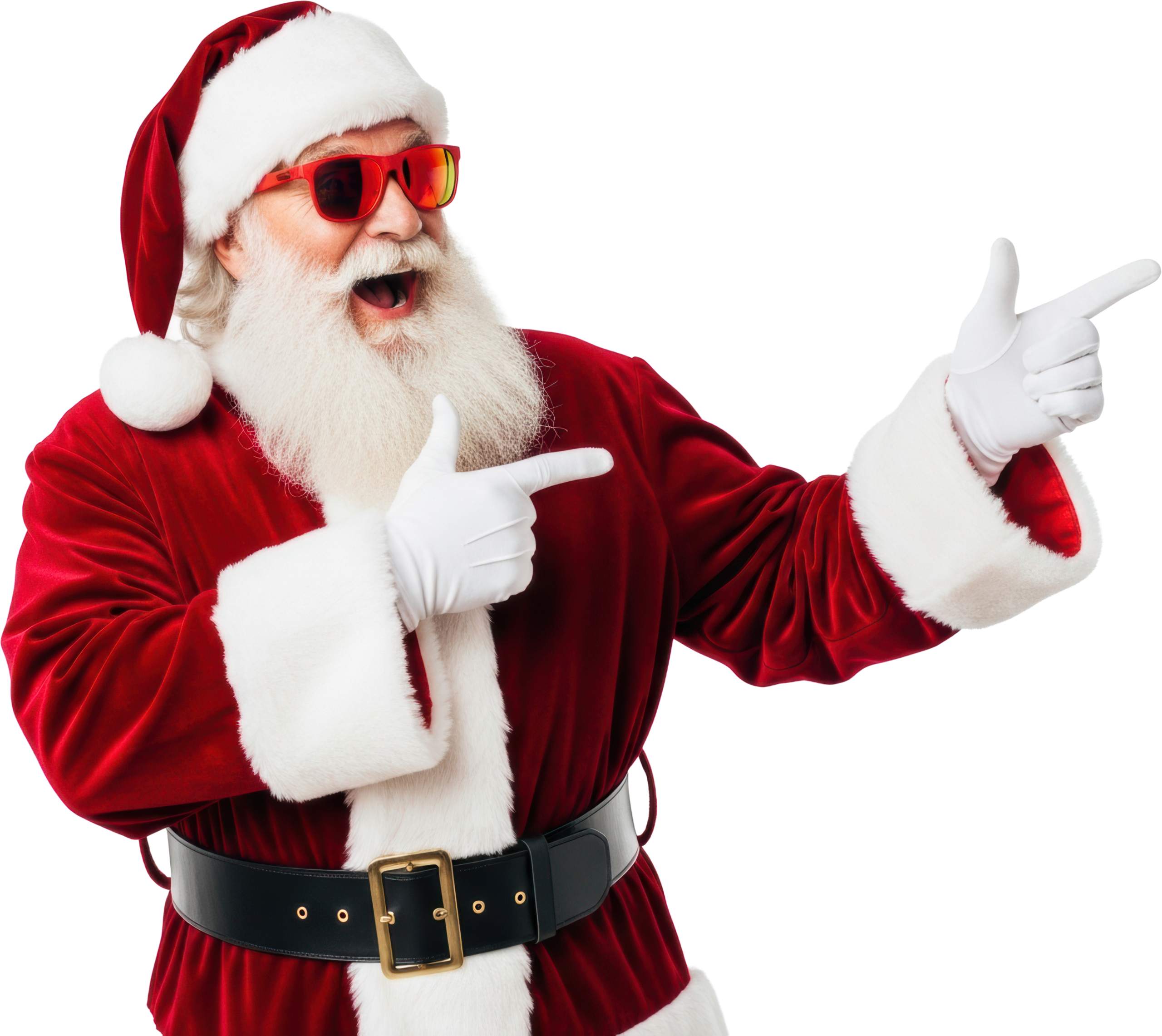 Santa Claus welcomes you to our After Christmas Sale