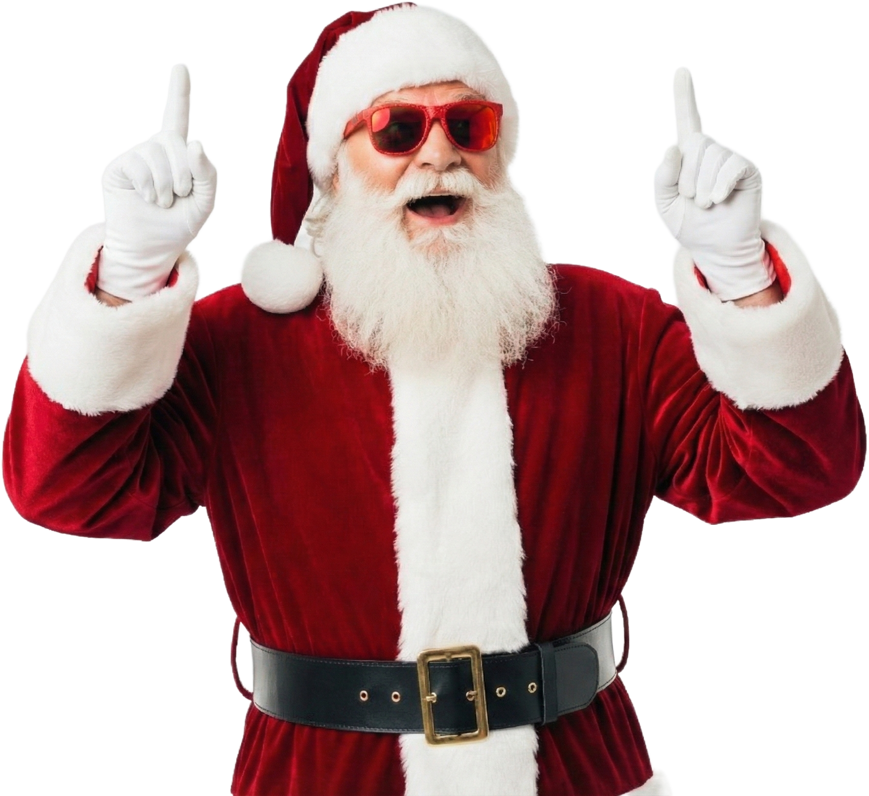 Santa Claus welcomes you to our After Christmas Sale