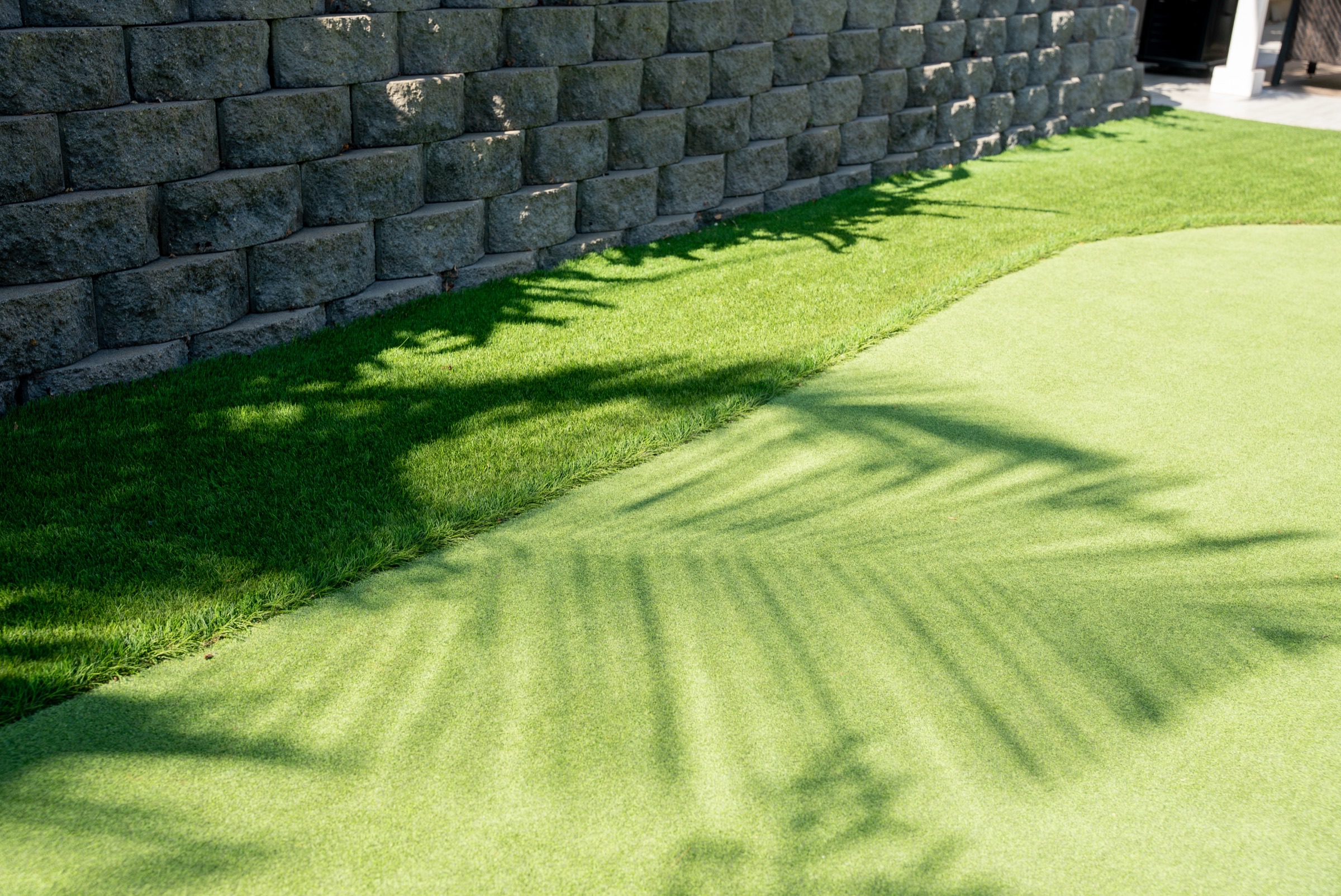 Putting green detail